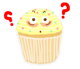 sweet muffin sticker #4259490