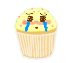 sweet muffin sticker #4259492