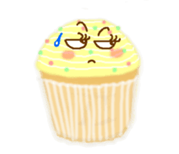 sweet muffin sticker #4259496