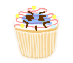 sweet muffin sticker #4259507