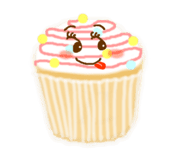 sweet muffin sticker #4259508