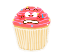 sweet muffin sticker #4259511