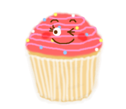 sweet muffin sticker #4259515