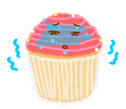 sweet muffin sticker #4259517