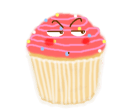 sweet muffin sticker #4259518