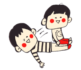 cute sons by monmobis sticker #4259539
