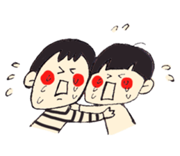 cute sons by monmobis sticker #4259549