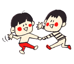 cute sons by monmobis sticker #4259559
