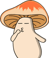 Daily mushroom 3 sticker #4259607