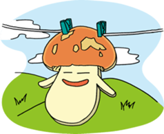 Daily mushroom 3 sticker #4259608