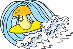 Daily mushroom 3 sticker #4259618