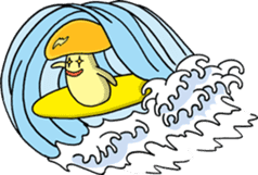 Daily mushroom 3 sticker #4259618