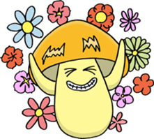 Daily mushroom 3 sticker #4259620
