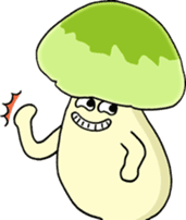 Daily mushroom 3 sticker #4259624