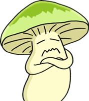 Daily mushroom 3 sticker #4259627
