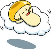 Daily mushroom 3 sticker #4259632
