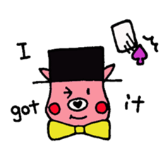 Five magicians sticker #4259816