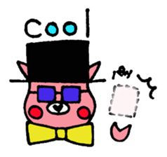 Five magicians sticker #4259820