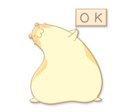 Plumply, hamster sticker #4260202
