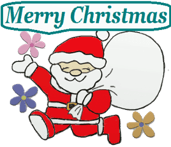 Friends with Santa Claus! sticker #4260320