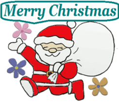 Friends with Santa Claus! sticker #4260320