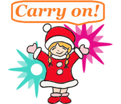 Friends with Santa Claus! sticker #4260324