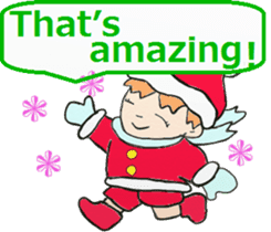 Friends with Santa Claus! sticker #4260325