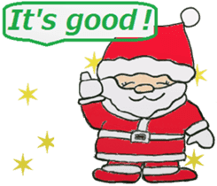 Friends with Santa Claus! sticker #4260326