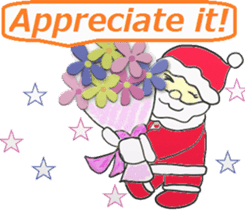 Friends with Santa Claus! sticker #4260327