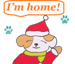 Friends with Santa Claus! sticker #4260328