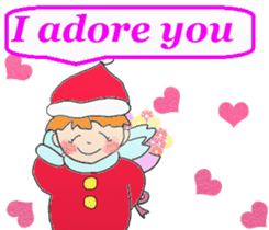 Friends with Santa Claus! sticker #4260330