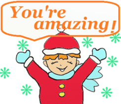 Friends with Santa Claus! sticker #4260336