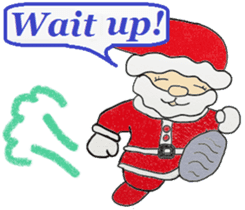 Friends with Santa Claus! sticker #4260339