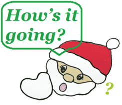 Friends with Santa Claus! sticker #4260341