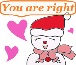 Friends with Santa Claus! sticker #4260343