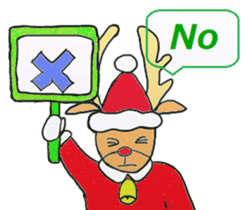 Friends with Santa Claus! sticker #4260345