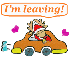 Friends with Santa Claus! sticker #4260346