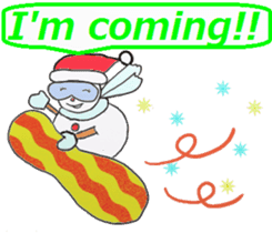 Friends with Santa Claus! sticker #4260347