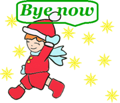 Friends with Santa Claus! sticker #4260351