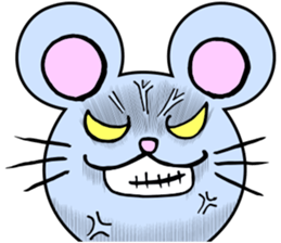 Angry Akimoto sticker #4260521