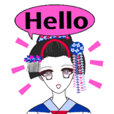 Japanese maiko sticker #4260761