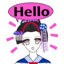 Japanese maiko sticker #4260761