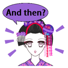 Japanese maiko sticker #4260766