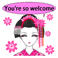 Japanese maiko sticker #4260770