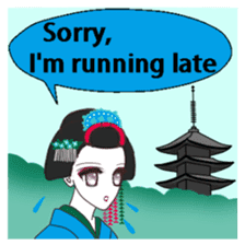 Japanese maiko sticker #4260783