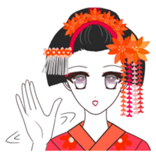 Japanese maiko sticker #4260794
