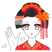 Japanese maiko sticker #4260794