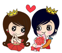 Princess & Prince(in English) sticker #4260907