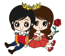 Princess & Prince(in English) sticker #4260910