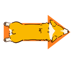 Corgi Tea Time sticker #4261349